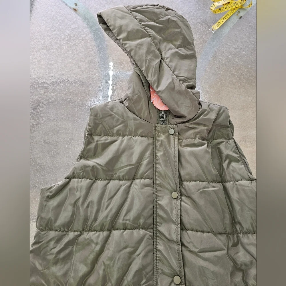 26 International Puffer Vest XL Longline Hooded Outdoor Utility Streetwear - Picture 11 of 11